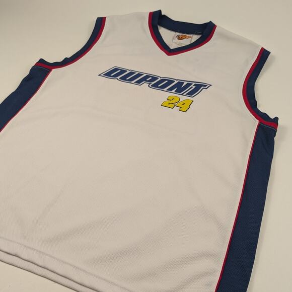 Vintage Jeff Gordon #24 Jersey Nascar Racing Dupont Y2K Tank Top Size 2XL - Picture 3 of 8